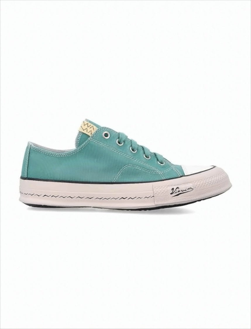Visvim Muted Teal Low-Top Sneakers With Cowhide Lining