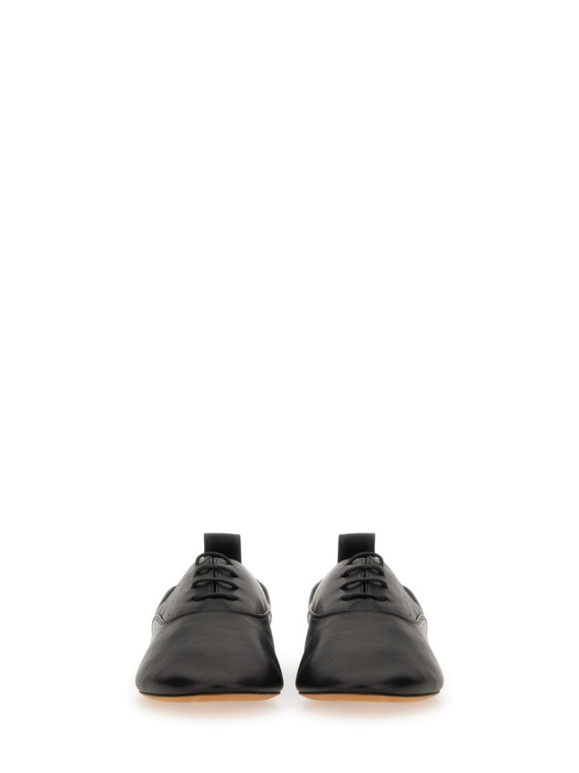 Lanvin Lace-Up Slipper With Pointed Toe