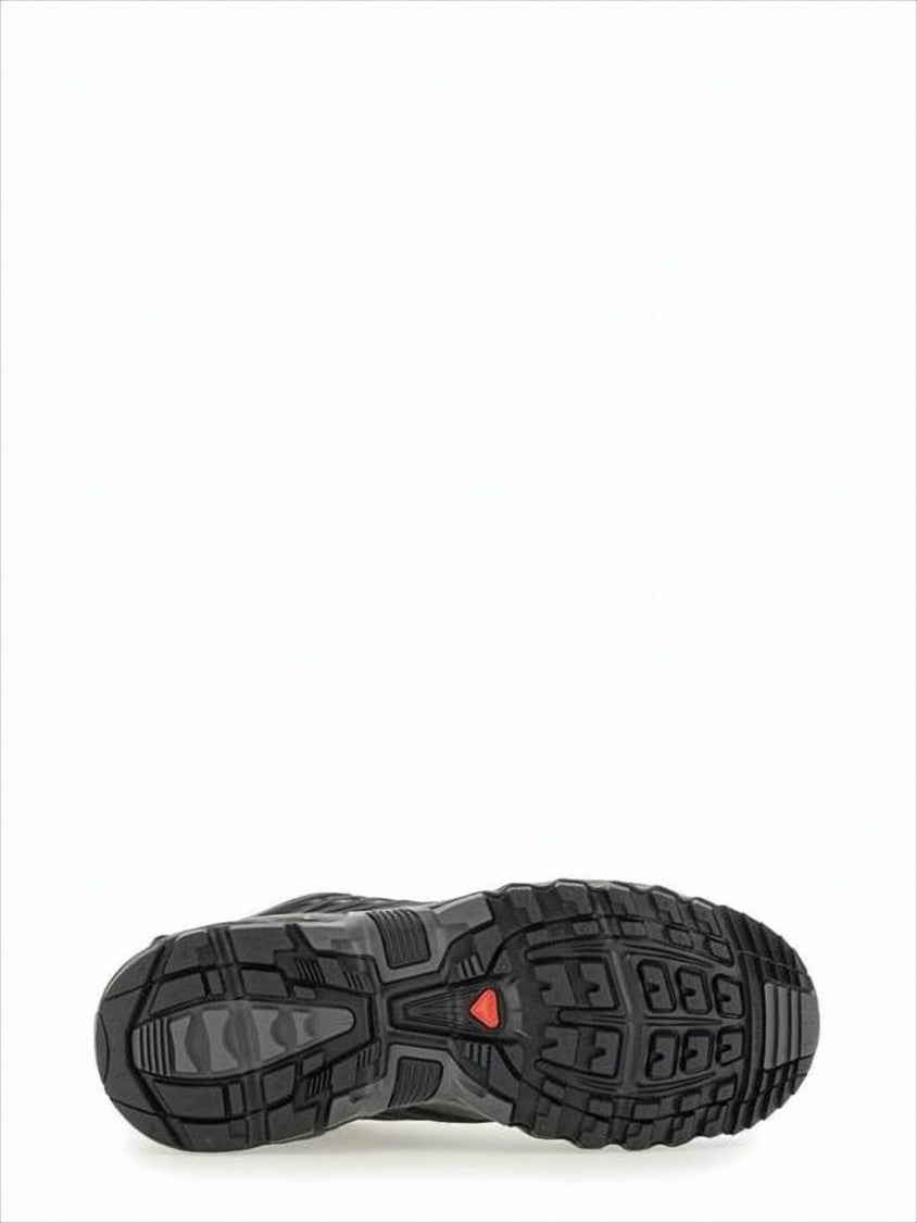 Salomon Sporty Rugged Black Sneakers With Unique Lacing System