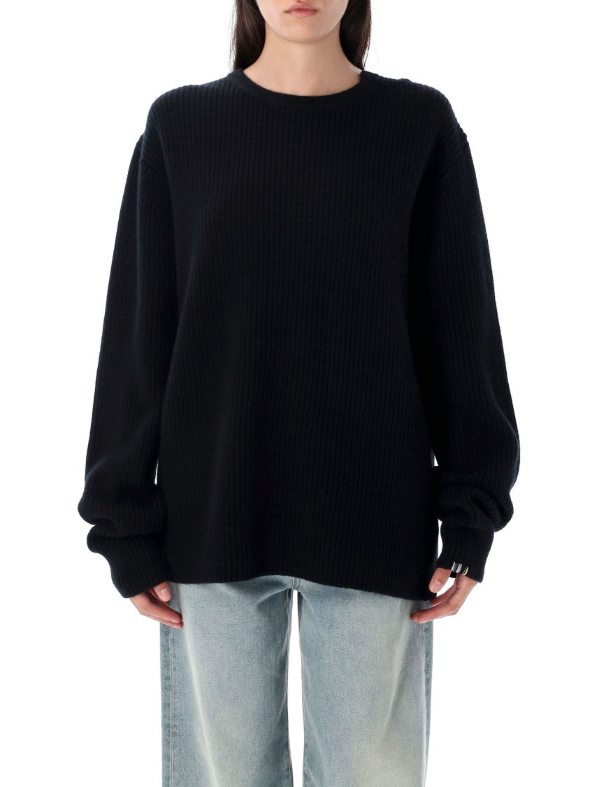 Extreme Cashmere You Relaxed Fit Ribbed Knit Sweater