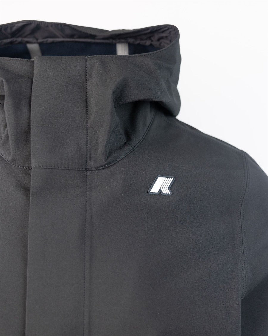 K-Way Thomas Bonded Black Jacket