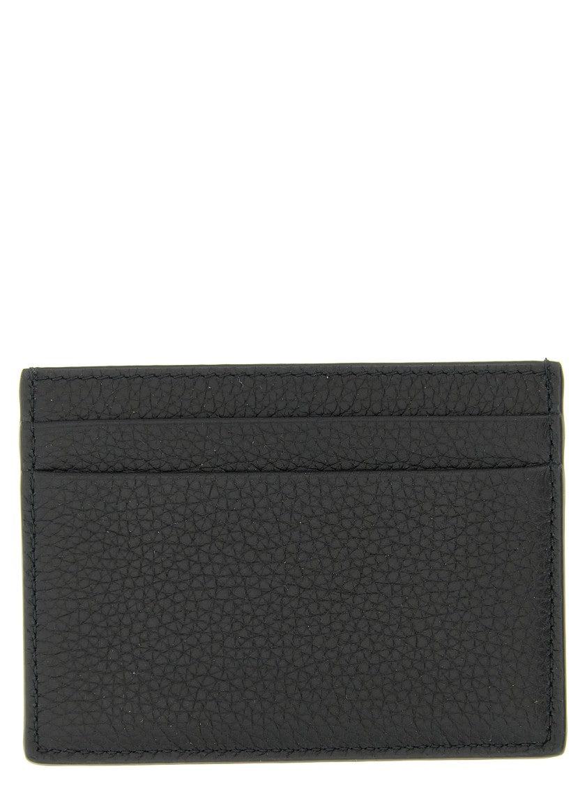 Burberry Grained Calf Leather Card Holder