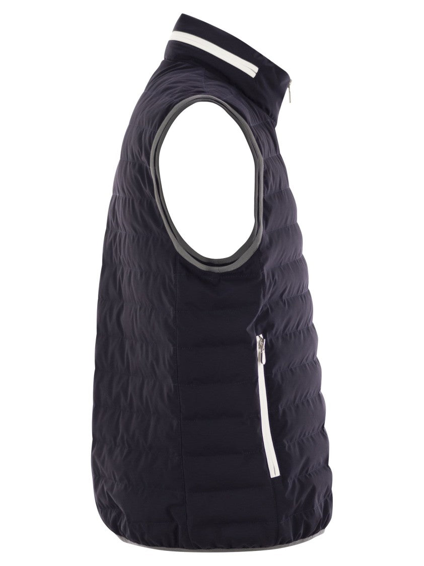Brunello Cucinelli Sleeveless Nylon Down Jacket