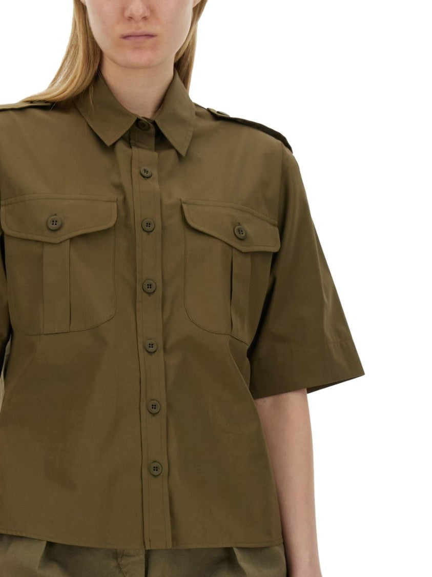 Aspesi Short-Sleeved Cotton Shirt