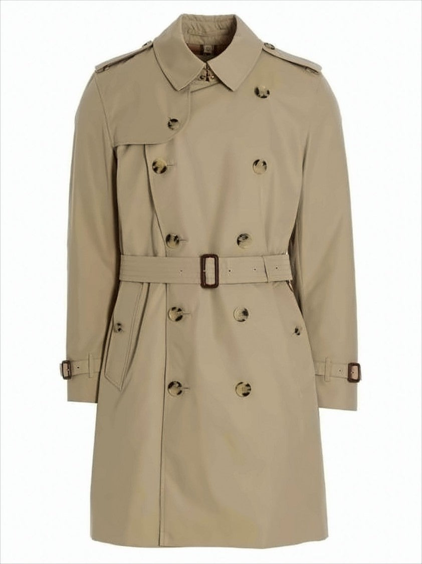 Burberry Classic Double-Breasted Trench Coat With Signature Check Interior
