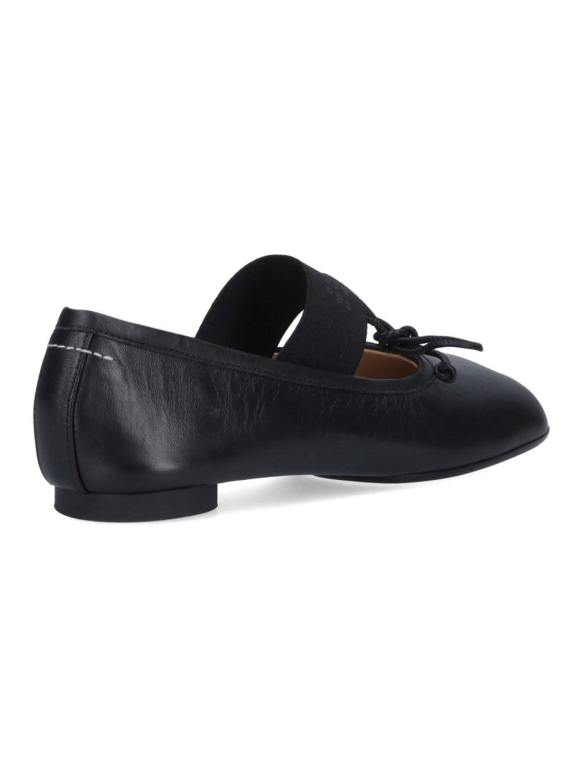 Mm6 By Maison Margiela "Anatomic" Ballerinas – Black