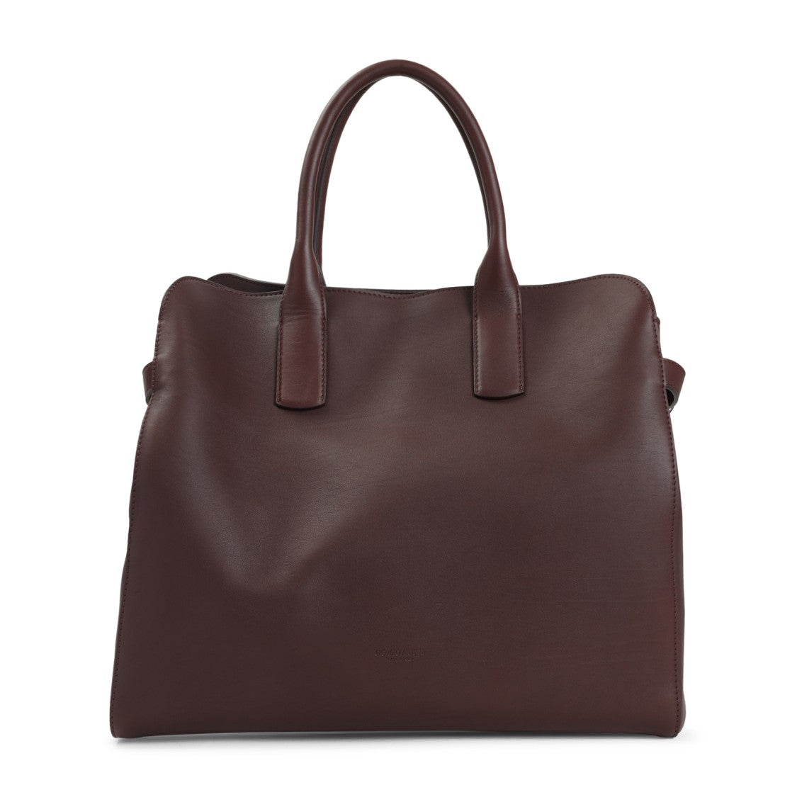 Giorgio Armani Red Calf Leather Shoulder Bag