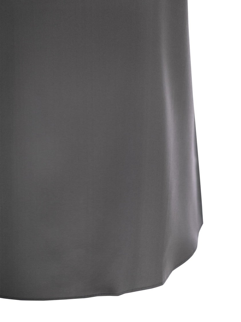 Brunello Cucinelli Stretch Silk Satin Top