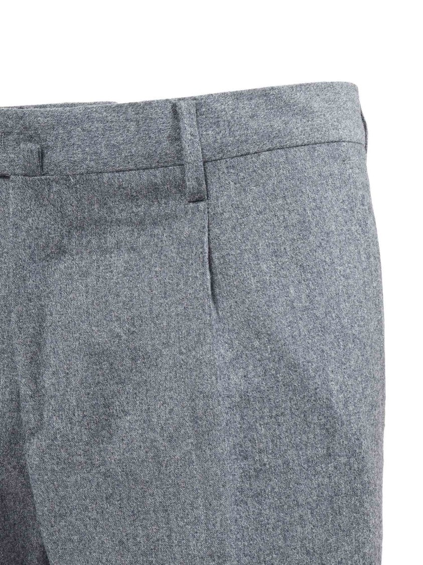 Briglia Tailored Straight-Leg Pants With Subtle Ankle Taper