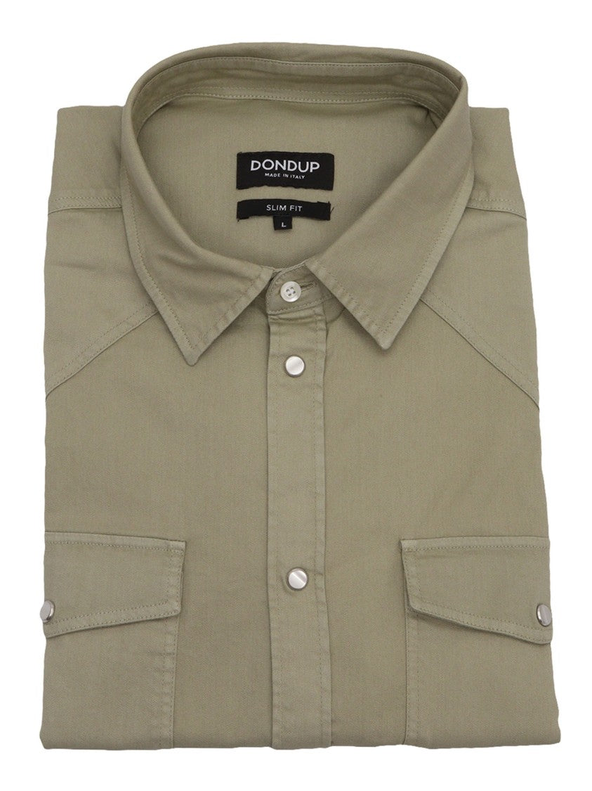 Dondup Slim Fit Button-Down Shirt