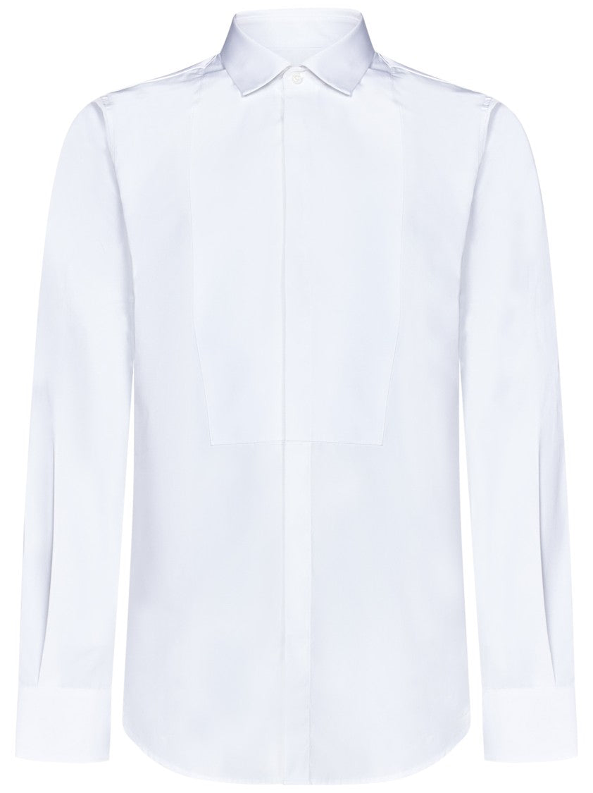 Dsquared2 Slim Fit White Cotton Poplin Shirt