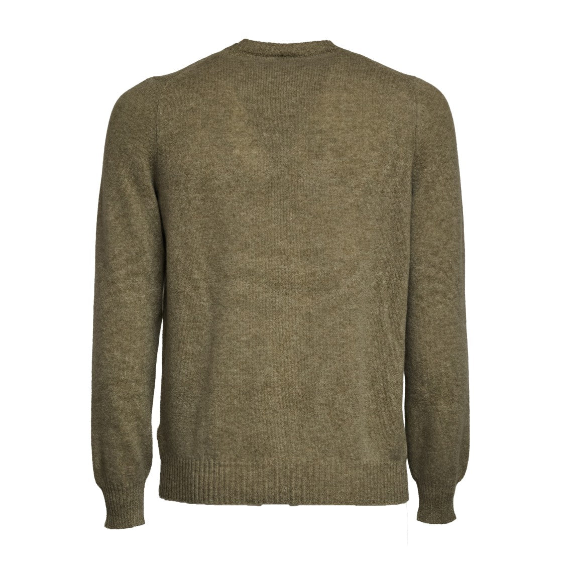 Fedeli Finely Knit Wool Sweater With Crew Neckline