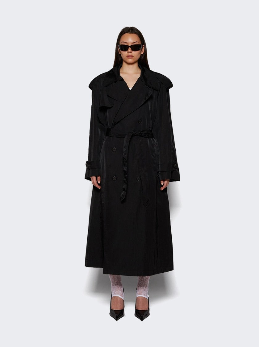 Wardrobe.Nyc Technical Trench Coat Black