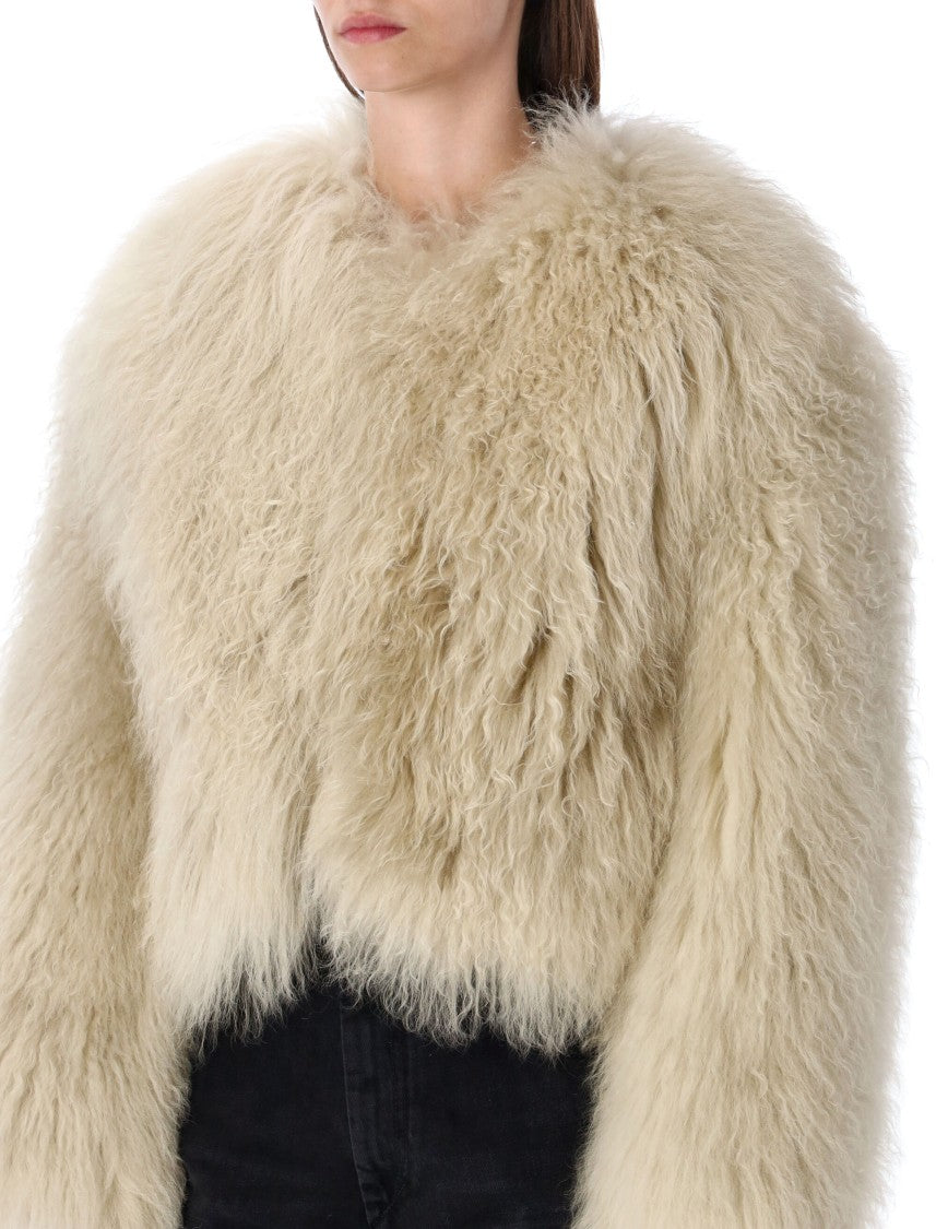 Sword Mongolian Shearling Bomber Jacket