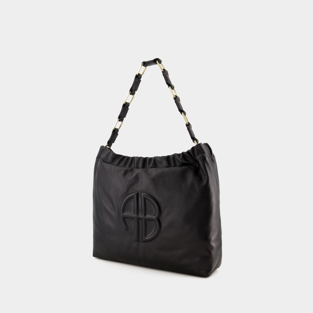 Anine Bing Kate Shoulder Bag - Leather - Black