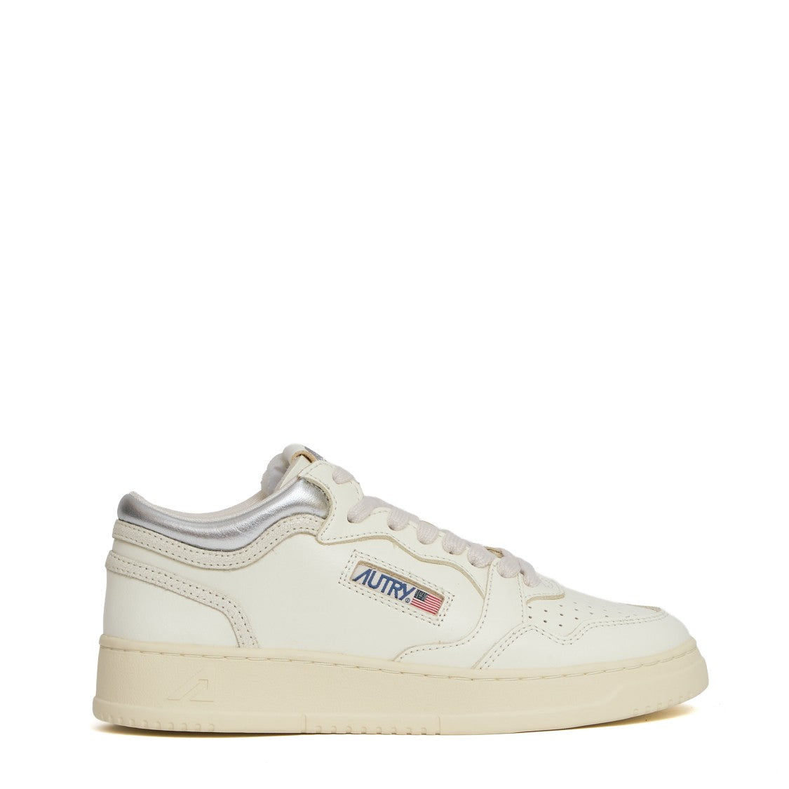 Autry Med-Way Mid Silver Marsh Sneakers
