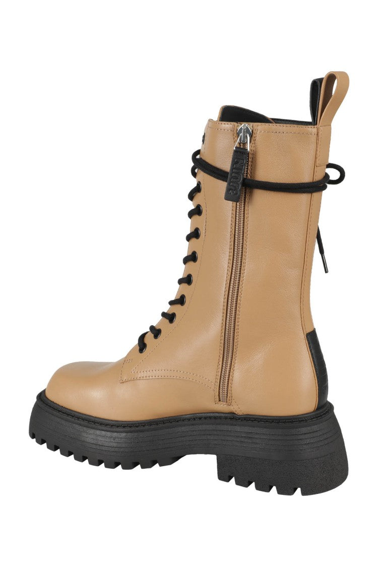 3Juin Black Leather Dede 020 Boots