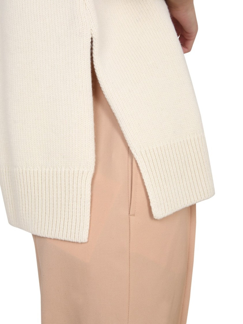 Jil Sander Relaxed Fit Crew-Neck Wool Vest