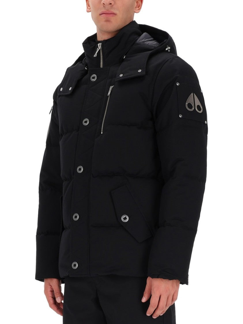 Moose Knuckles Quilted Black Puffer Jacket