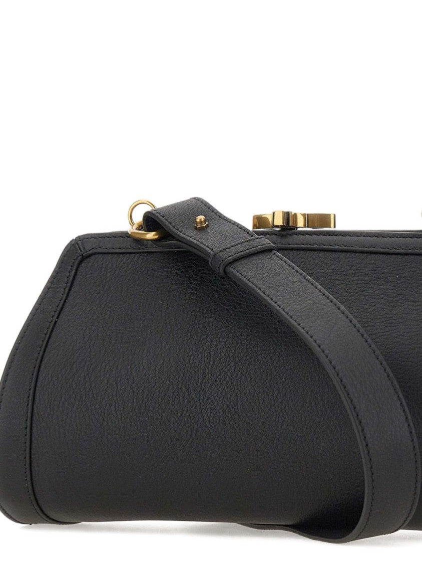 Vivienne Westwood Structured Black Handbag