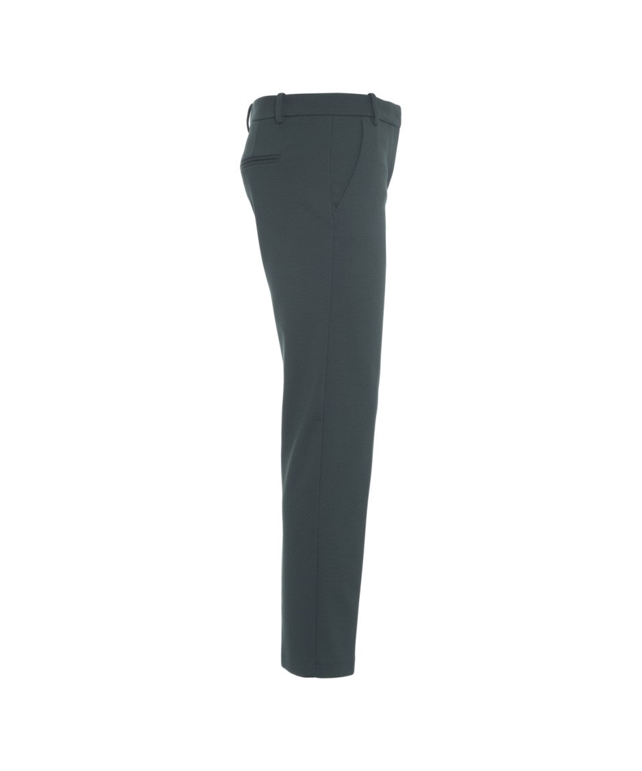 Pinko Slim-Fit Green Chino Pants