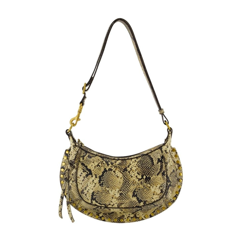Isabel Marant Oskan Moon Gb Shoulder Bag - Leather - Beige