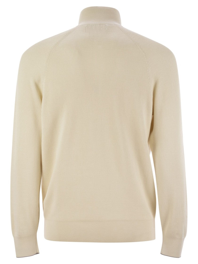 Brunello Cucinelli Cotton Rib Sweater