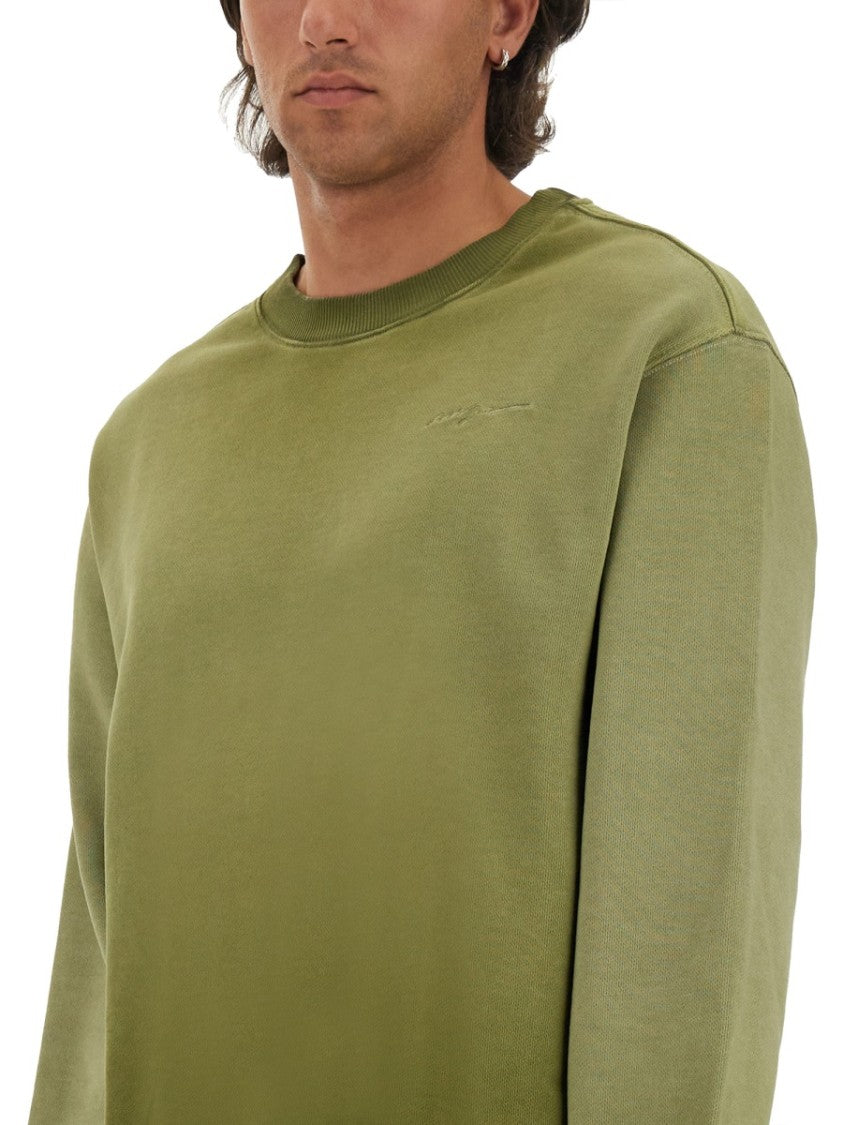 Msgm Washed Out Jersey Sweatshirt