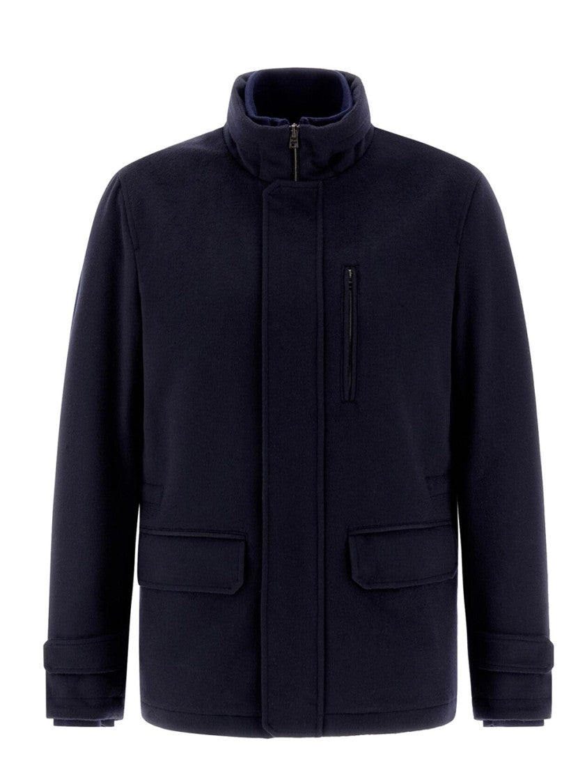 Herno Men's Jacket With High Collar