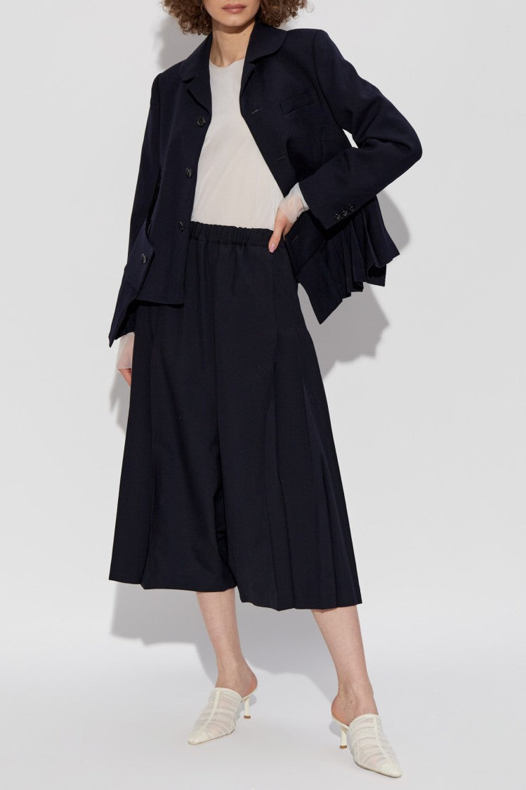 Cdg By Comme Des Garçons Tailored Navy Wool Jacket