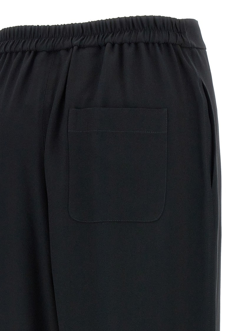 Moschino Wide-Leg Acetate Blend Trousers With Comfort