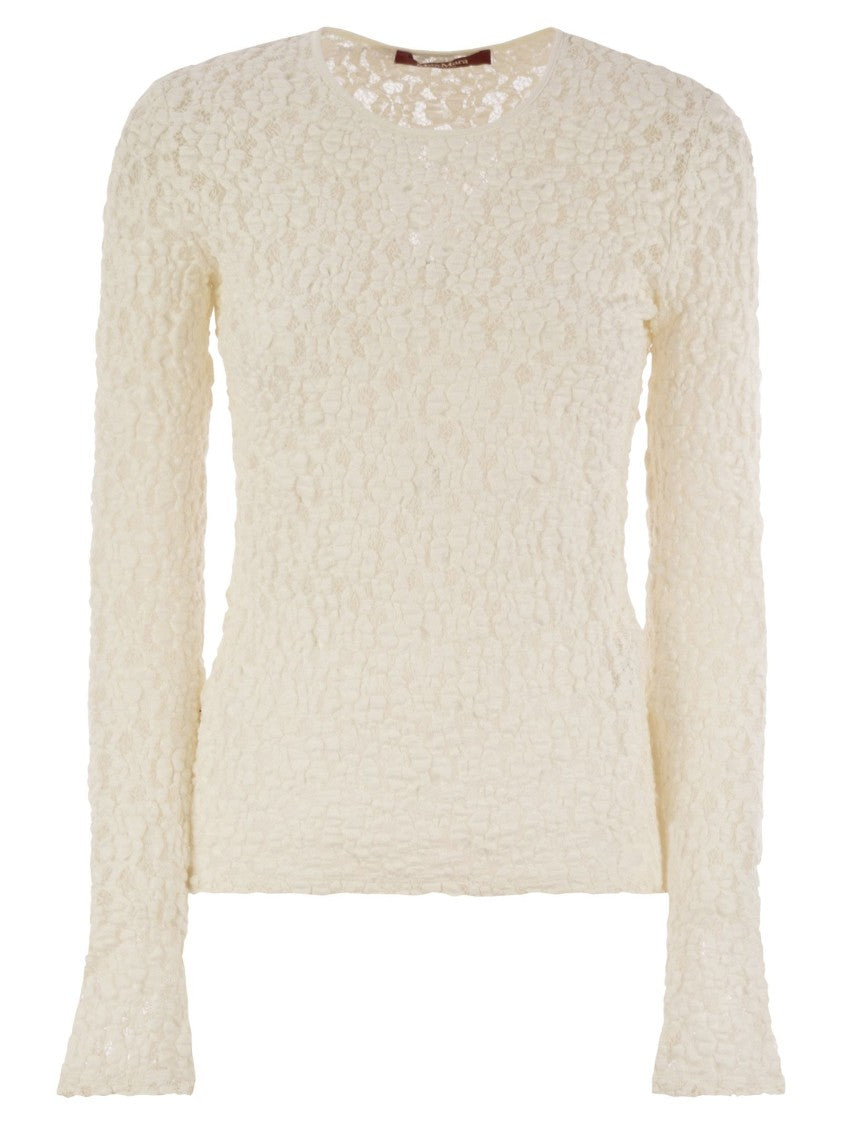 Max Mara Gennaio - Tight-Fitting Cloqué Lace Jersey