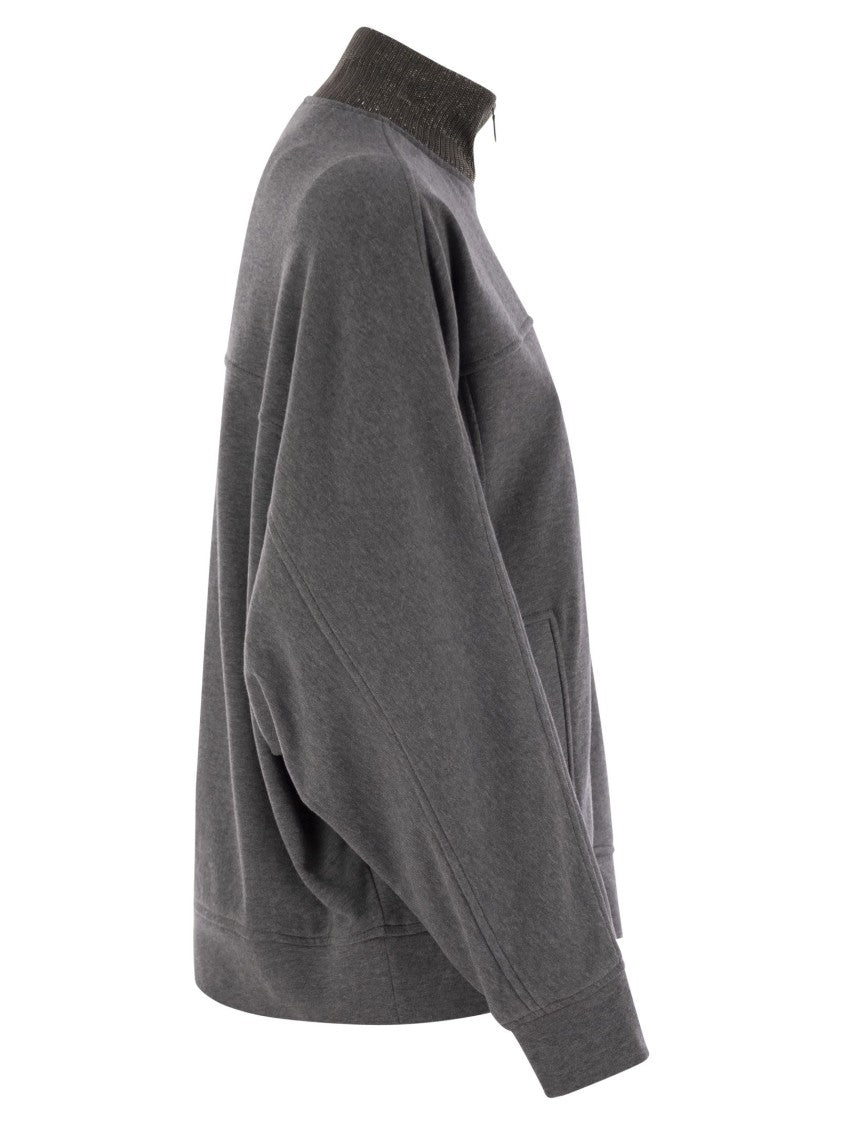Brunello Cucinelli Smooth Cotton Fleece Topwear