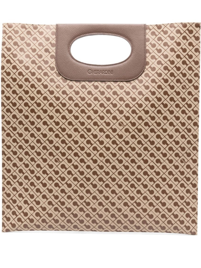 Gherardini Gherardini Geometric Pattern Shoulder Bag