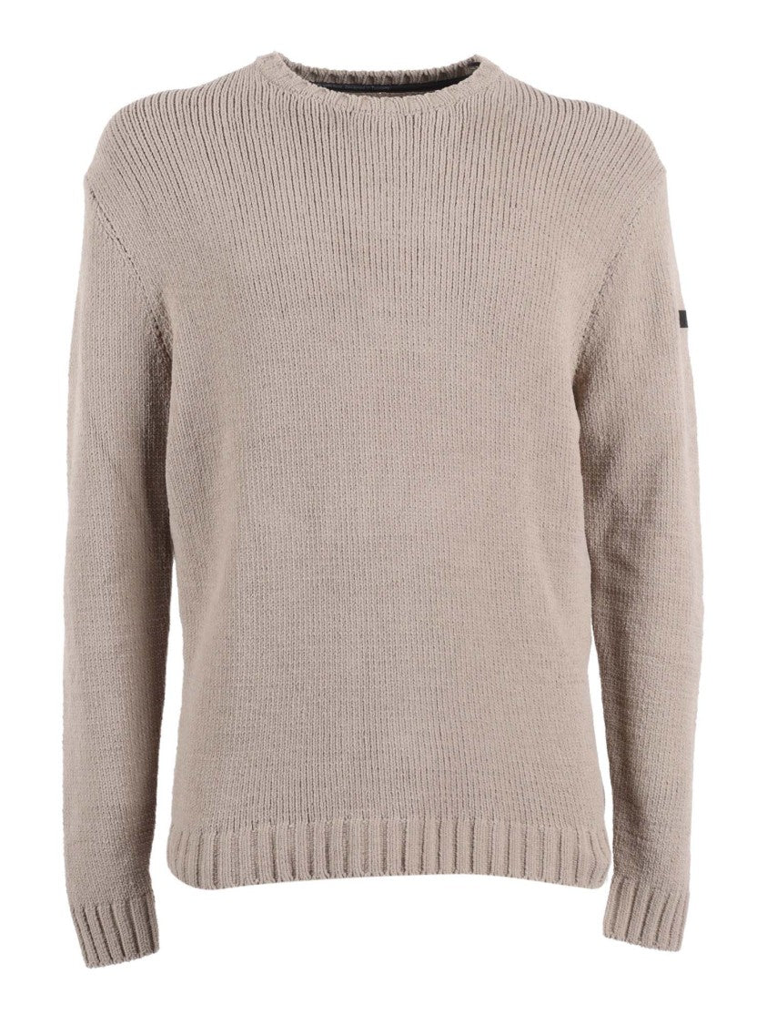 Rrd Round-Neck Knit Top With Tailored Silhouette And Fine Texture