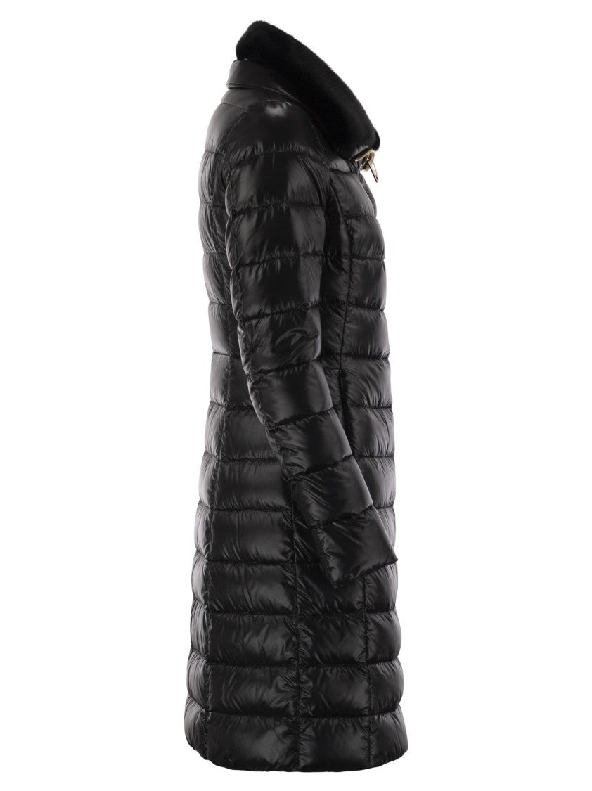 Herno Elisa - Long Down Jacket In Ultralight Nylon