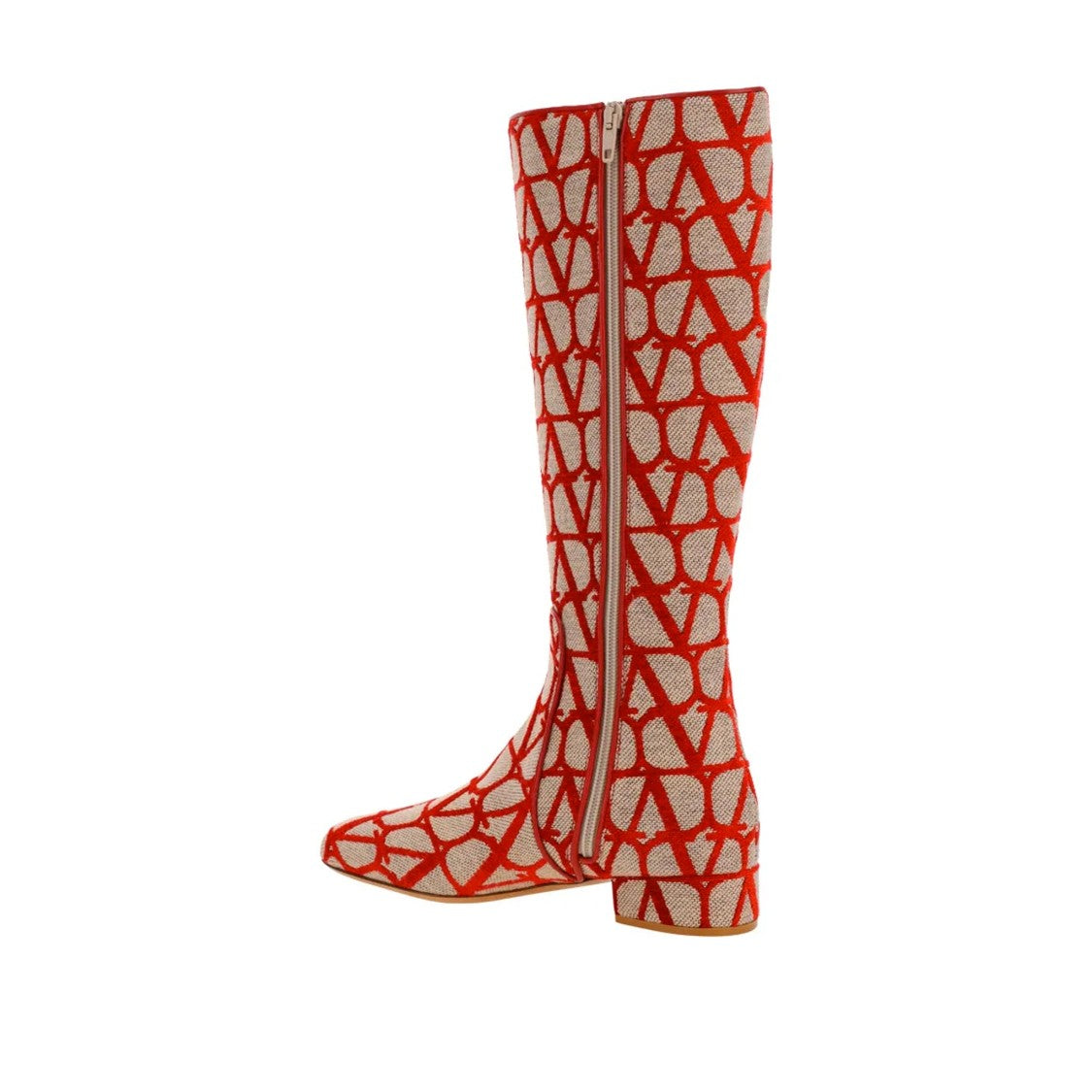 Valentino Canvas Logo Boots