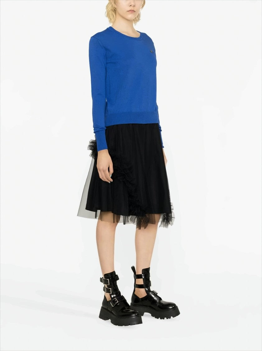 Vivienne Westwood Fitted Round Neck Knit Top
