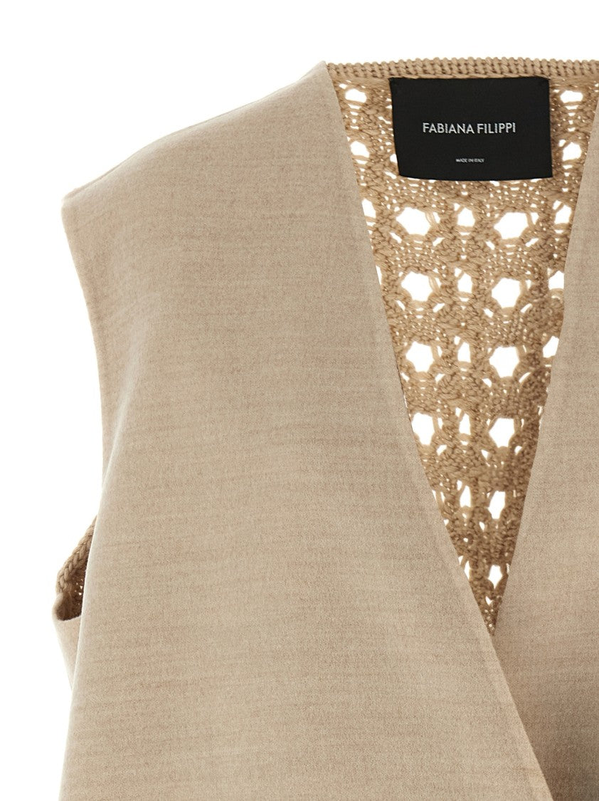 Fabiana Filippi Tricot Wool Vest
