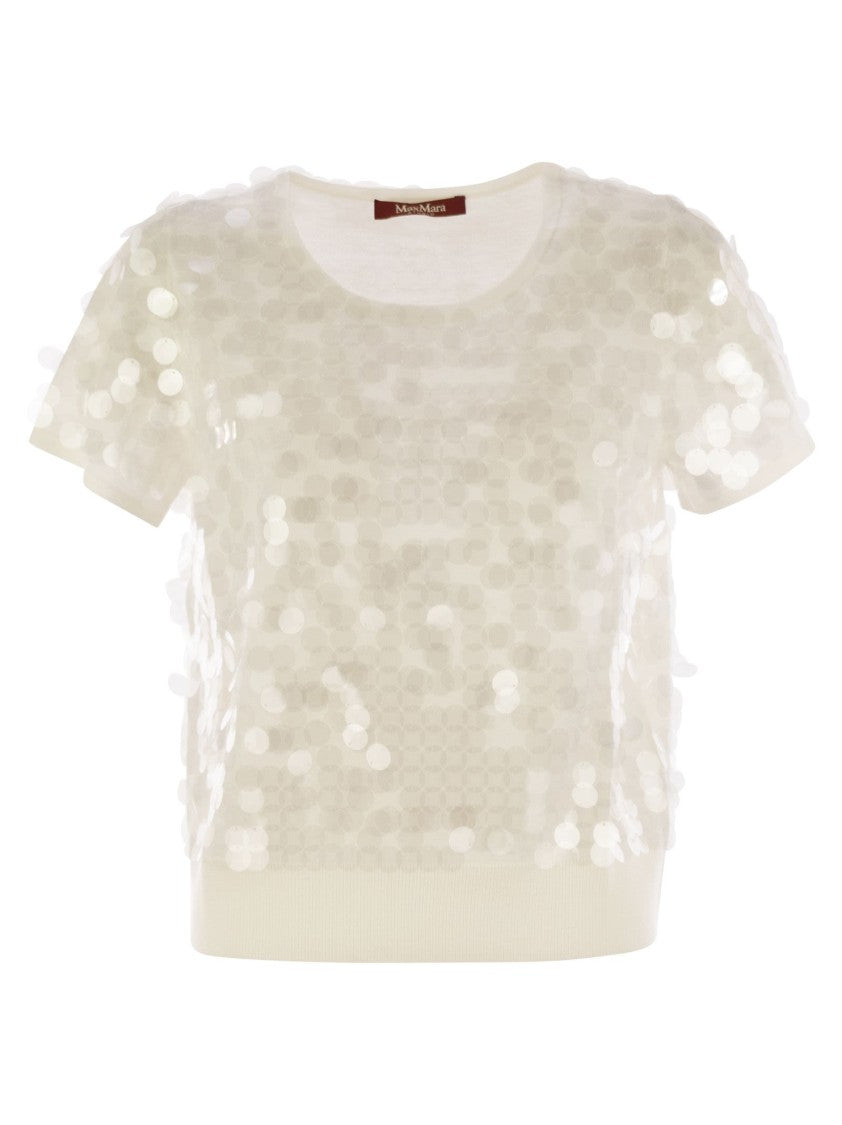 Max Mara Saio - Wool Sweater With Sequins
