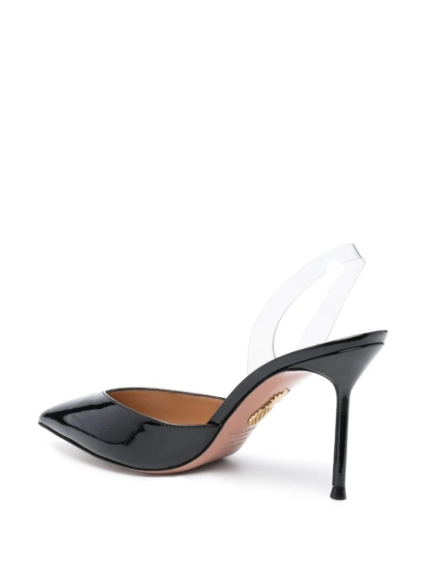 Aquazzura V Plexi Sling 85