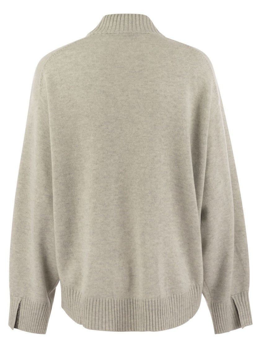Brunello Cucinelli Cashmere Chimney Neck Sweater