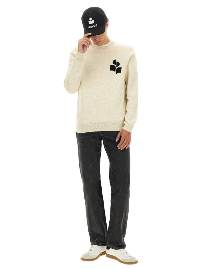 Isabel Marant Long-Sleeved Jersey With Abstract Logo