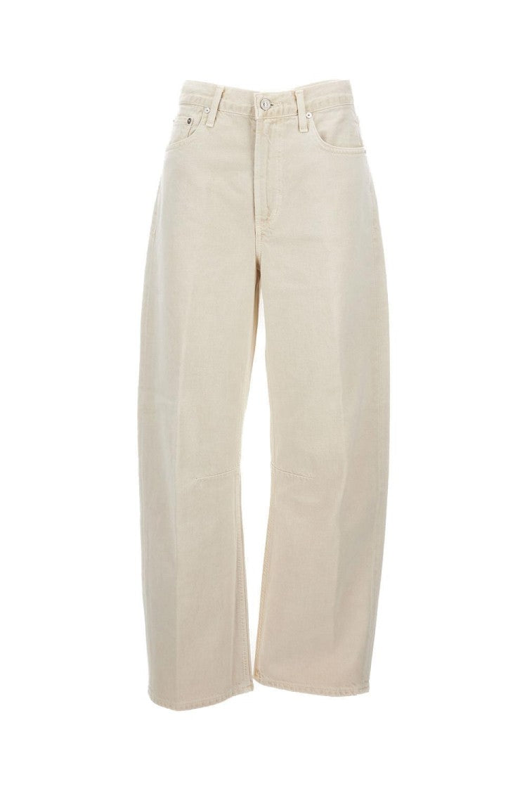 Citizens Of Humanity Wide Leg 5-Pocket Jeans With Logo Detail
