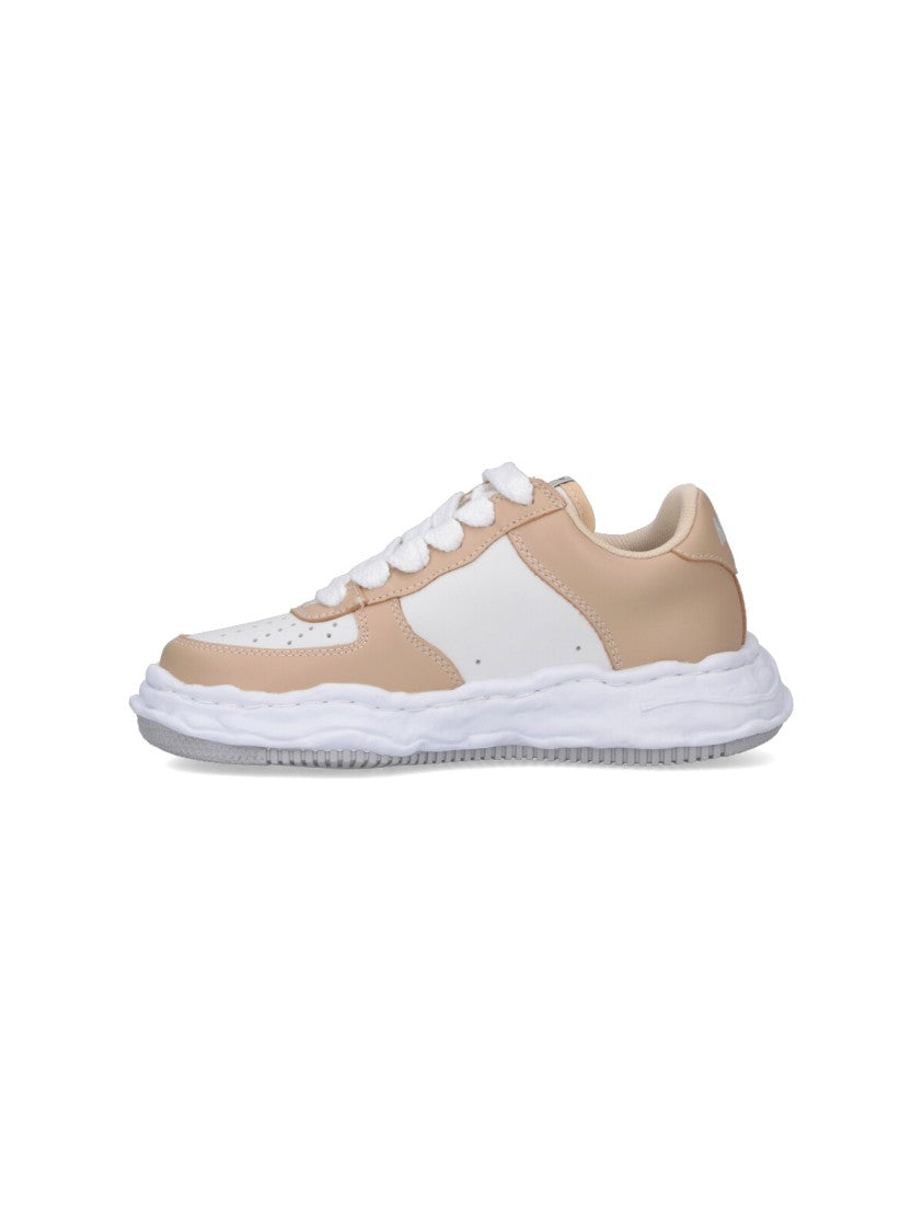 Maison Mihara Yasuhiro Low-Top Sneakers With Rounded Toe And Textured Sole