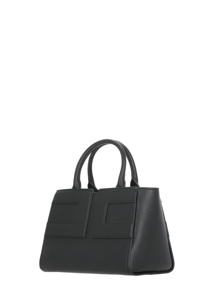 Elisabetta Franchi Structured Pebbled Shoulder Bag