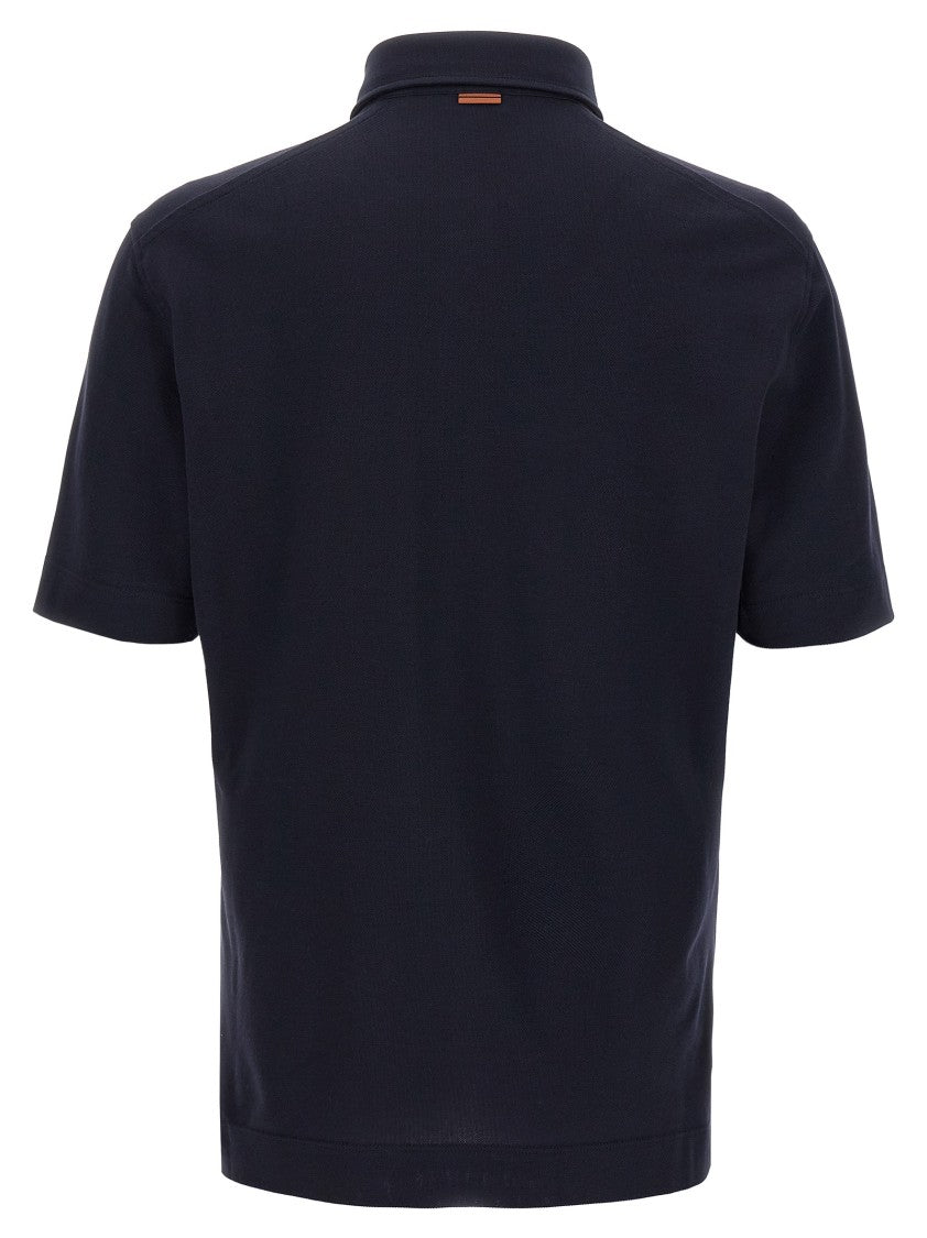 Zegna Piqué Polo Shirt