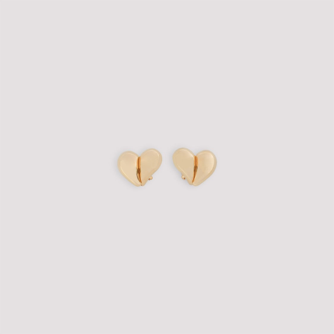 Bottega Veneta Double Drop Gold Sterling Earrings
