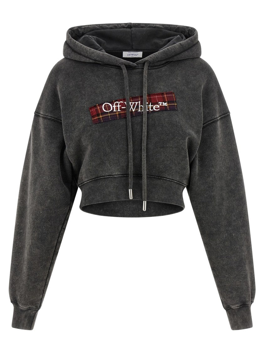 Off-White Check Flan Bookish' Hoodie