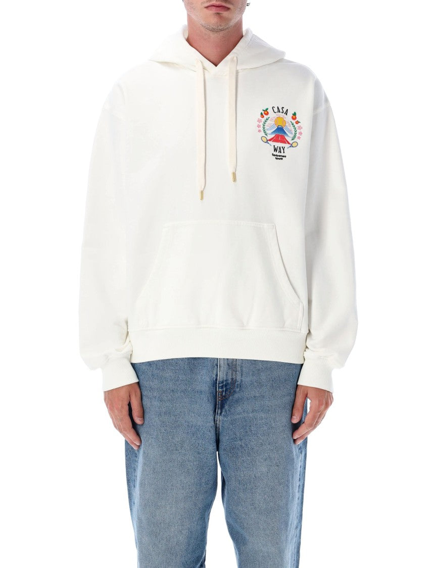 Casablanca Casa Way Mountain Printed Hoodie